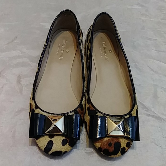 kate spade Shoes - Kate Spade Tula Leopard Hair Flats